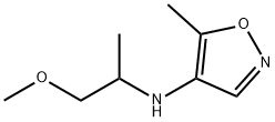 4-Isoxazolamine,N-(2-methoxy-1-methylethyl)-5-methyl-(9CI) 结构式