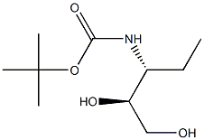 D-threo-Pentitol, 3,4,5-trideoxy-3-[[(1,1-dimethylethoxy)carbonyl]amino]- (9CI) 结构式