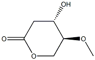 L-threo-Pentonic acid, 2-deoxy-4-O-methyl-, delta-lactone (9CI) 结构式