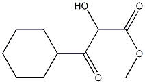 Cyclohexanepropanoic acid, -alpha--hydroxy--ba--oxo-, methyl ester (9CI) 结构式