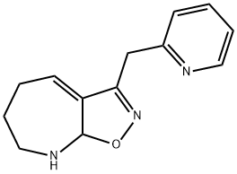 5H-Isoxazolo[5,4-b]azepine,6,7,8,8a-tetrahydro-3-(2-pyridinylmethyl)-(9CI) 结构式