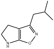 4H-Pyrrolo[3,2-d]isoxazole,5,6-dihydro-3-(2-methylpropyl)-(9CI) 结构式