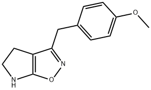 4H-Pyrrolo[3,2-d]isoxazole,5,6-dihydro-3-[(4-methoxyphenyl)methyl]-(9CI) 结构式