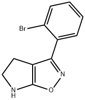 4H-Pyrrolo[3,2-d]isoxazole,3-(2-bromophenyl)-5,6-dihydro-(9CI) 结构式