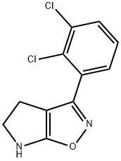 4H-Pyrrolo[3,2-d]isoxazole,3-(2,3-dichlorophenyl)-5,6-dihydro-(9CI) 结构式