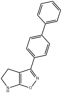 4H-Pyrrolo[3,2-d]isoxazole,3-[1,1-biphenyl]-4-yl-5,6-dihydro-(9CI) 结构式