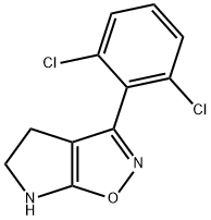 4H-Pyrrolo[3,2-d]isoxazole,3-(2,6-dichlorophenyl)-5,6-dihydro-(9CI) 结构式