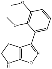 4H-Pyrrolo[3,2-d]isoxazole,3-(2,3-dimethoxyphenyl)-5,6-dihydro-(9CI) 结构式