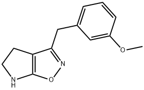 4H-Pyrrolo[3,2-d]isoxazole,5,6-dihydro-3-[(3-methoxyphenyl)methyl]-(9CI) 结构式