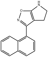 4H-Pyrrolo[3,2-d]isoxazole,5,6-dihydro-3-(1-naphthalenyl)-(9CI) 结构式