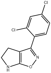 4H-Pyrrolo[3,2-d]isoxazole,3-(2,4-dichlorophenyl)-5,6-dihydro-(9CI) 结构式