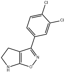 4H-Pyrrolo[3,2-d]isoxazole,3-(3,4-dichlorophenyl)-5,6-dihydro-(9CI) 结构式