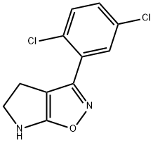 4H-Pyrrolo[3,2-d]isoxazole,3-(2,5-dichlorophenyl)-5,6-dihydro-(9CI) 结构式