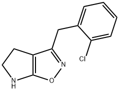 4H-Pyrrolo[3,2-d]isoxazole,3-[(2-chlorophenyl)methyl]-5,6-dihydro-(9CI) 结构式