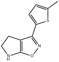 4H-Pyrrolo[3,2-d]isoxazole,5,6-dihydro-3-(5-methyl-2-thienyl)-(9CI) 结构式