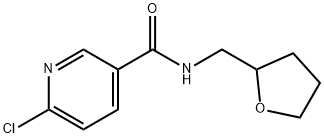 3-Pyridinecarboxamide,6-chloro-N-[(tetrahydro-2-furanyl)methyl]-(9CI) 结构式