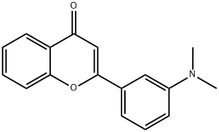 4H-1-Benzopyran-4-one,2-[3-(dimethylamino)phenyl]-(9CI) 结构式