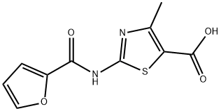 5-Thiazolecarboxylicacid,2-[(2-furanylcarbonyl)amino]-4-methyl-(9CI) 结构式