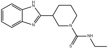 1-Piperidinecarbothioamide,3-(1H-benzimidazol-2-yl)-N-ethyl-(9CI) 结构式