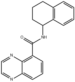5-Quinoxalinecarboxamide,N-(1,2,3,4-tetrahydro-1-naphthalenyl)-(9CI) 结构式