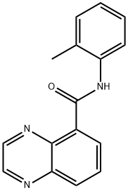 5-Quinoxalinecarboxamide,N-(2-methylphenyl)-(9CI) 结构式