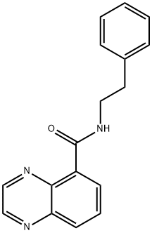5-Quinoxalinecarboxamide,N-(2-phenylethyl)-(9CI) 结构式