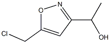 3-Isoxazolemethanol,5-(chloromethyl)--alpha--methyl-(9CI) 结构式
