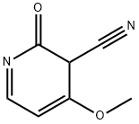 3-Pyridinecarbonitrile,2,3-dihydro-4-methoxy-2-oxo-(9CI) 结构式