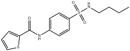 2-Thiophenecarboxamide,N-[4-[(butylamino)sulfonyl]phenyl]-(9CI) 结构式