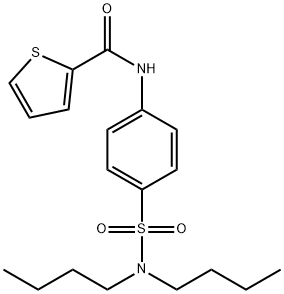 2-Thiophenecarboxamide,N-[4-[(dibutylamino)sulfonyl]phenyl]-(9CI) 结构式