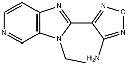1,2,5-Oxadiazol-3-amine,4-(3-ethyl-3H-imidazo[4,5-c]pyridin-2-yl)-(9CI) 结构式