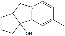 1H-Cyclopent[a]indolizin-9b(9aH)-ol,2,3,3a,4-tetrahydro-8-methyl-,radicalion(1+),(3aR,9aS,9bR)-rel-(9CI) 结构式