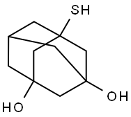 Tricyclo[3.3.1.13,7]decane-1,3-diol, 5-mercapto- (9CI) 结构式