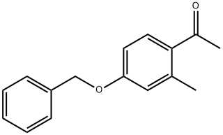 1-(4-(苄基氧基)-2-甲基苯基)乙烷-1-酮 结构式
