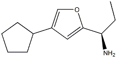2-Furanmethanamine,4-cyclopentyl--alpha--ethyl-,(-alpha-R)-(9CI) 结构式