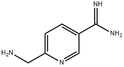 3-Pyridinecarboximidamide,6-(aminomethyl)-(9CI) 结构式