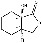 1(3H)-Isobenzofuranone, hexahydro-7a-hydroxy-, (3aR,7aS)-rel- (9CI) 结构式