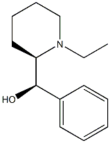 2-Piperidinemethanol,1-ethyl-alpha-phenyl-,(alphaR,2R)-rel-(9CI) 结构式