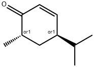 2-Cyclohexen-1-one,6-methyl-4-(1-methylethyl)-,(4R,6S)-rel-(9CI) 结构式