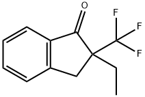 1H-Inden-1-one,2-ethyl-2,3-dihydro-2-(trifluoromethyl)-(9CI) Structure