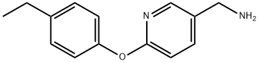 3-Pyridinemethanamine,6-(4-ethylphenoxy)-(9CI) 结构式