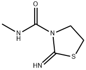3-Thiazolidinecarboxamide,2-imino-N-methyl-(9CI) 结构式