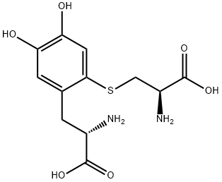 6-S-cysteinyldopa 结构式