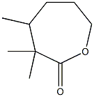 Isooctane: (Trimethyl-2-oxepanone) 结构式