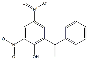 6-(α-Methylbenzyl)-2,4-dinitrophenol 结构式