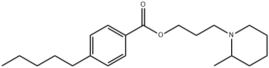 3-(2-Methylpiperidino)propyl=p-pentoxybenzoate Structure