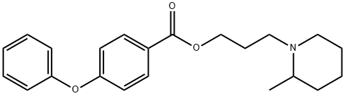3-(2-Methylpiperidino)propyl=p-phenoxybenzoate 结构式