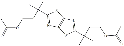 γ,γ,γ',γ'-Tetramethylthiazolo[5,4-d]thiazole-2,5-di(1-propanol)diacetate Structure