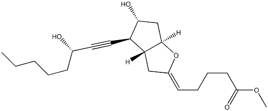 13,14-dehydroprostaglandin I2 methyl ester Structure