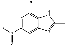 1H-Benzimidazol-4-ol,2-methyl-6-nitro-(9CI) 结构式